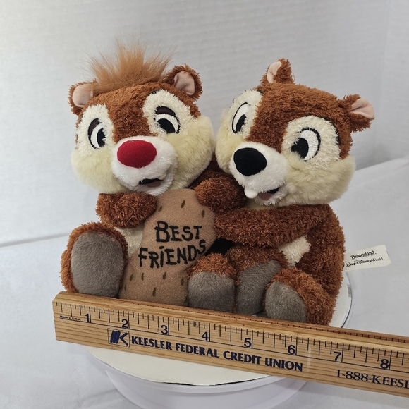 Disney Chip & Dale 🐿 Original Authentic Plush Best Friends Chipmunks 🐿 - Picture 7 of 9